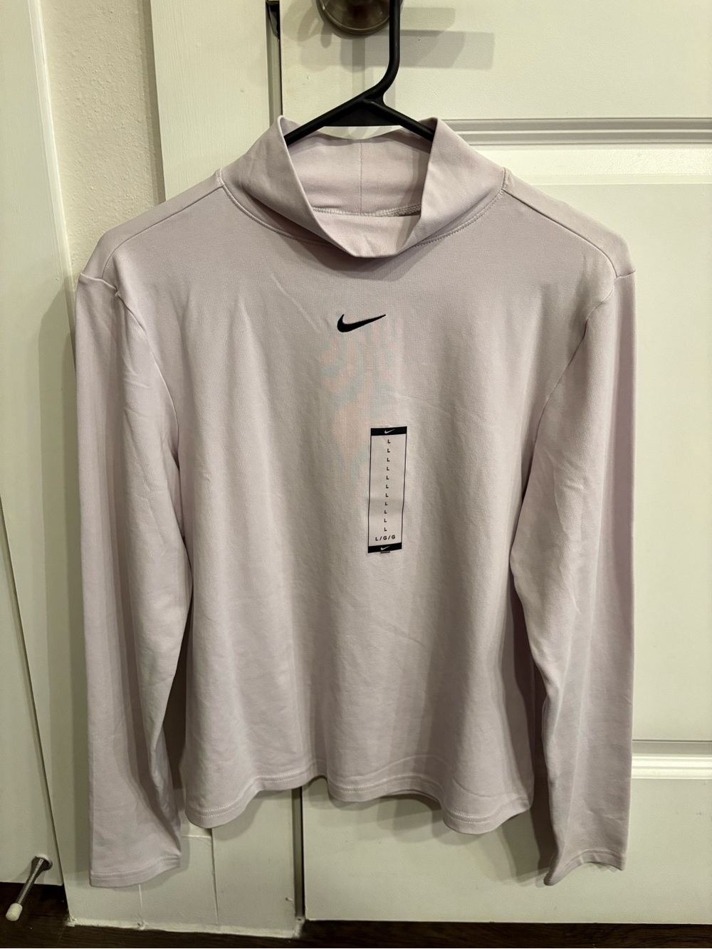 Nike Men’s Pale Lavender Turtleneck Performance Top